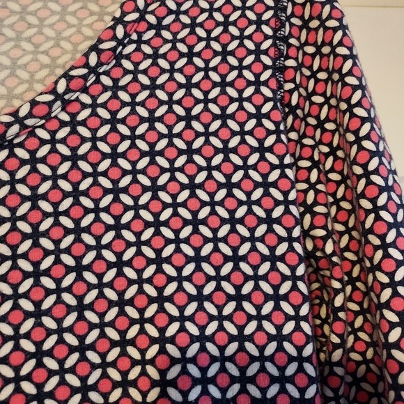 T by Talbots Long Sleeve Stretch Top Shirt XS Pink White Black READ - Picture 4 of 11